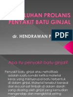 Penyuluhan Prolanis Penyakit Batu Ginjal