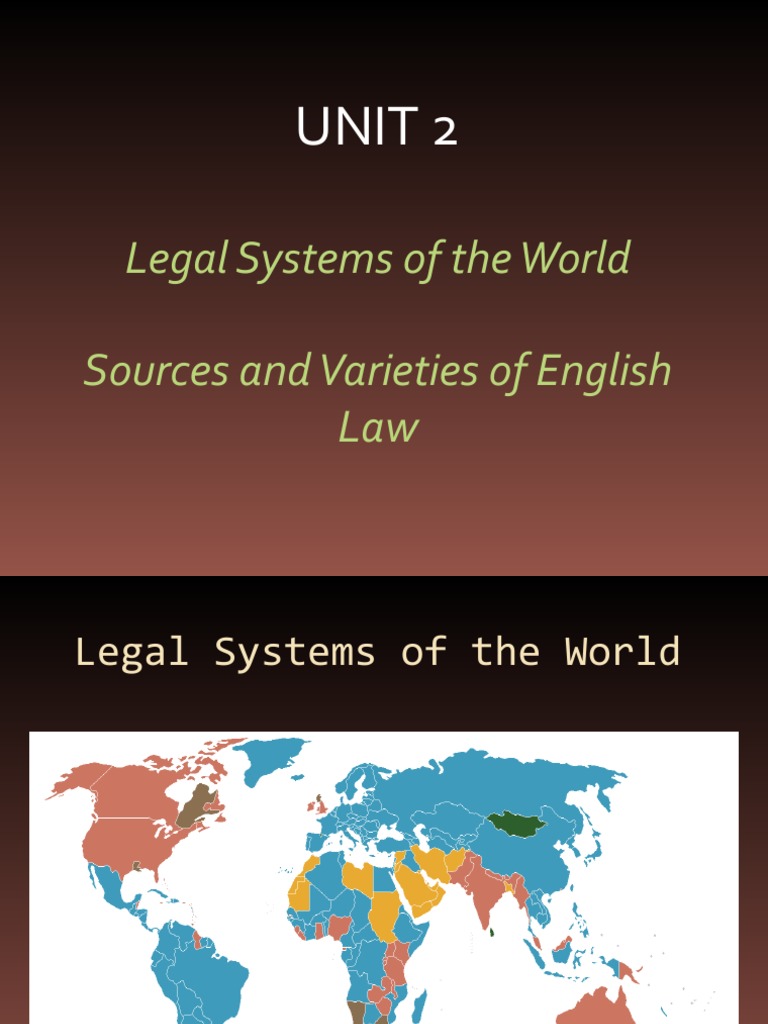 Sources and Varieties of English Law PDF English Law Common Law