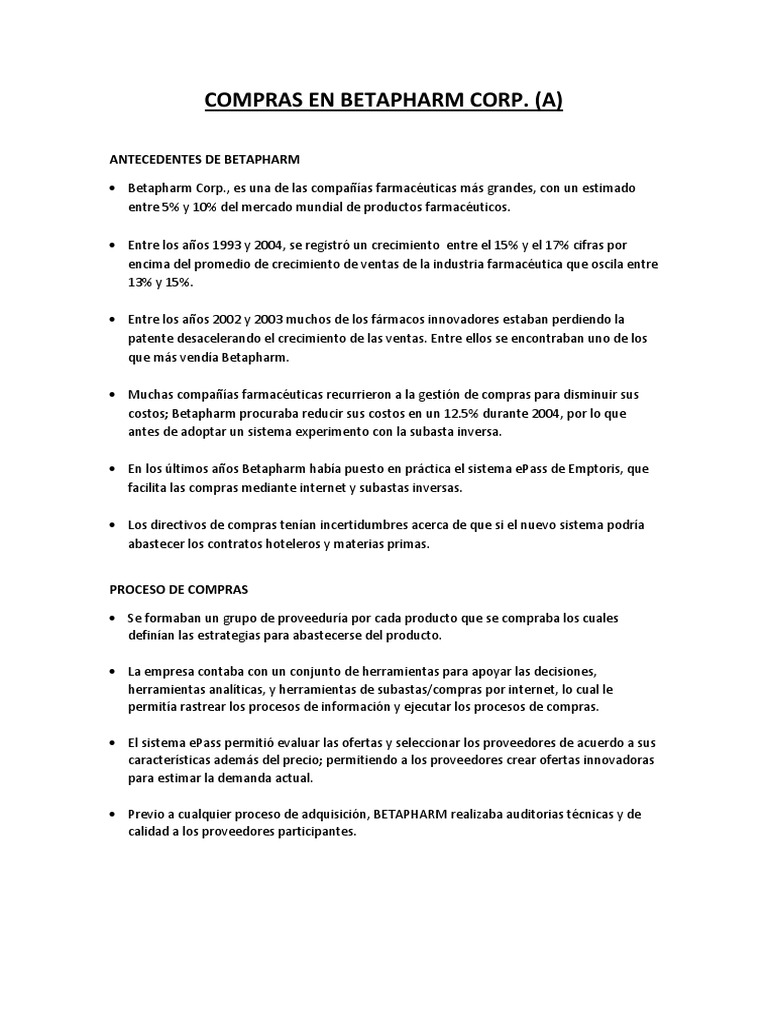 BETAPHARM | PDF | Industria farmacéutica | Hotel