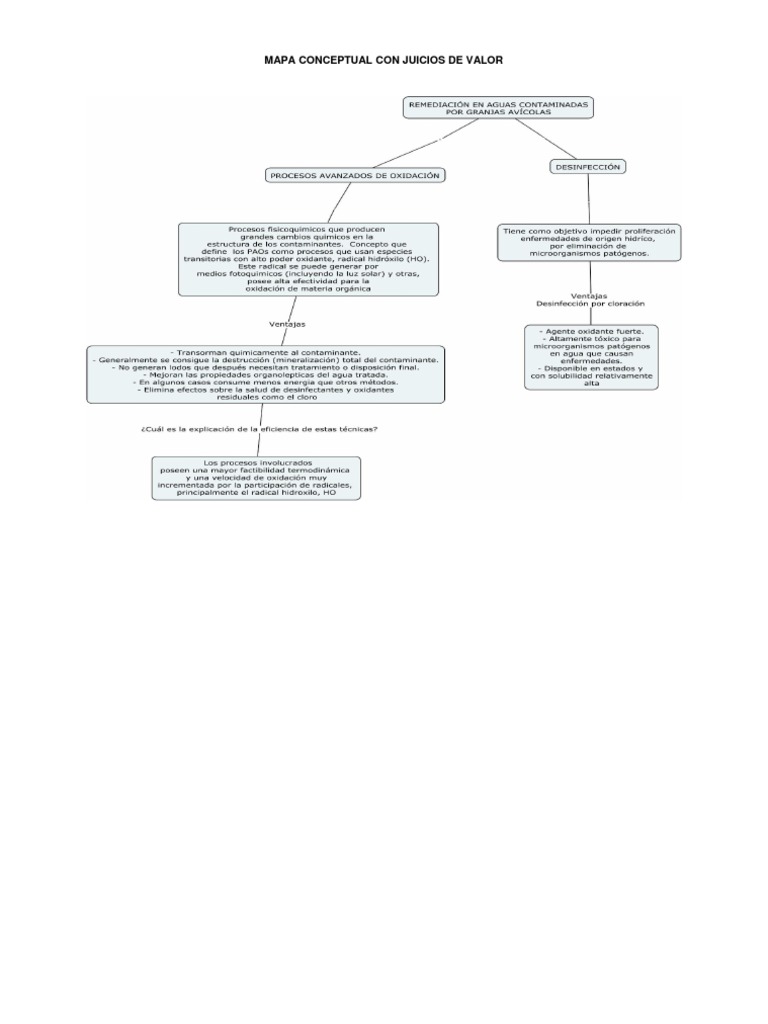 Mapa Conceptual Con Juicios de Valor