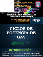 Ciclo de Potencia de Gas - TERMODINÁMICA