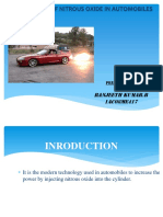 Application of Nitrous Oxide in Automobiles Ppt