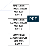 Mastering Autodesk Revit MEP 2015 Mastering Autodesk Revit MEP 2015 Mastering Autodesk Revit MEP 2015