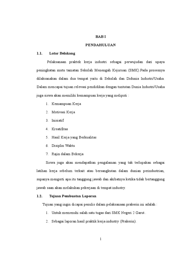 Laporan Prakerin Sistem Rem Mobil