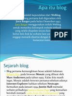 Apa Itu Blog