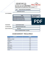 Politeknik Kota Bharu Lab Jar Test Report