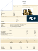 CuZn30 Brass Sheet: Properties and Applications of 70/30 Copper Zinc Alloy