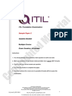 Sample C Axelos Itil Exam