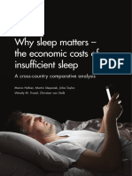 Why Sleep Matters – the Economic Costs of Insuffficient Sleep