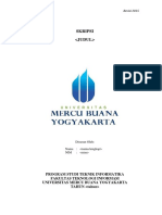 Template Laporan Skripsi UMB2015