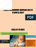 Cara Memberi Minum Bayi Tanpa Dot