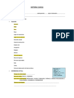 Modelo de Historia Clinica PDF