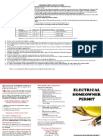 Brochure - Electrical Permit Homeowner