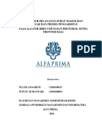 Prosedur Pelayanan Surat Masuk Dan Pengarsipan