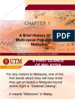 Chapter 1 - A Brief History of The Multi-Racial Population of Malaysia