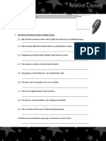 Relative Clauses Test 1 Review