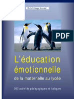 Léducation Émotionnelle de La Maternelle Au Lycée PDF