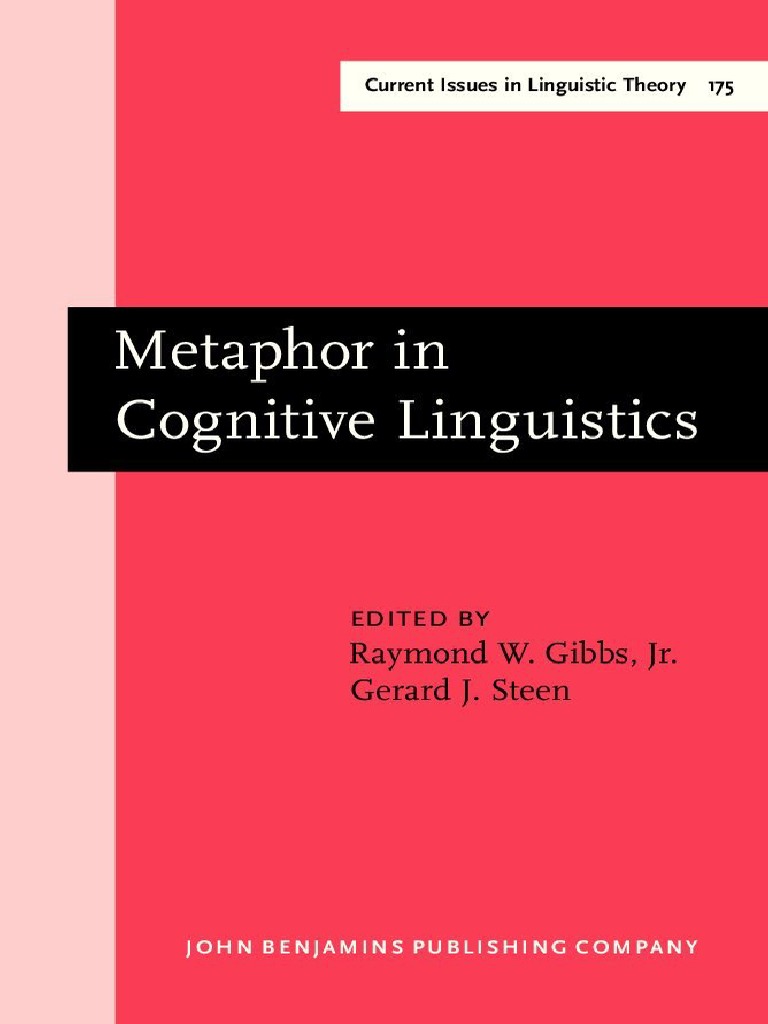 Gibbs & Steen (Eds.) - Metaphor in Cognitive Linguistics PDF