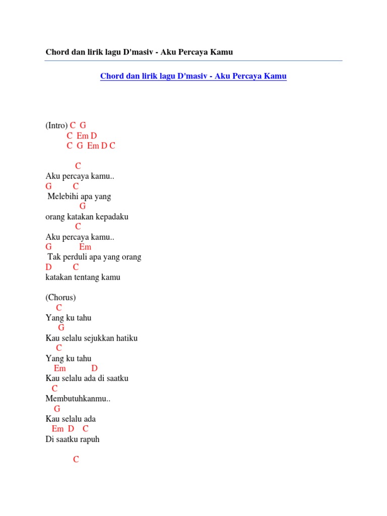 Terlukis Indah Raut Wajahmu Chord Gambar Pohon