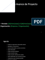 PMOInformatica Plantilla Reporte de Avance de Proyecto