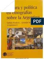 2005 Frederic&Soprano Introduccion CulturayPoliticaEtnografiasArgentina