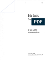 Bartok Analysis by Lendvai