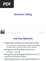 Structural Testing: (C) 2007 Mauro Pezzè & Michal Young CH 12, Slide 1