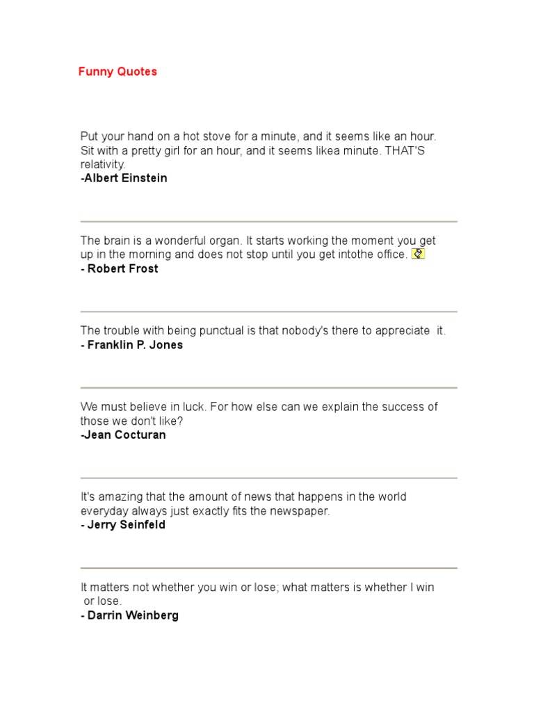 Funny Quotes PDF