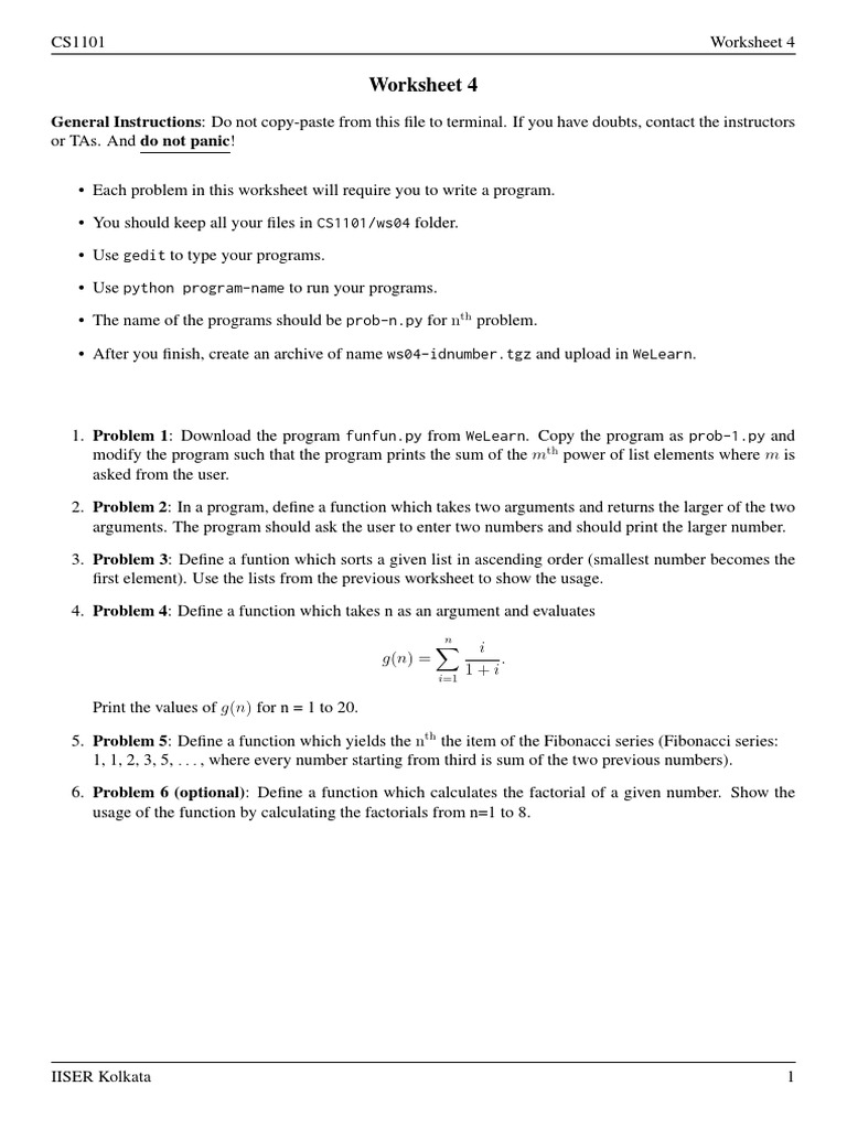 Ws 04 | PDF | Teaching Methods & Materials | Computers