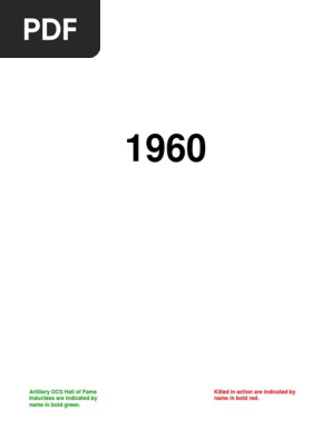 Class Rosters 60 s