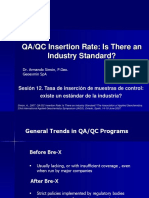 12-QAQC Insertion Rate-Is There An Industry Standard-V6.7
