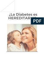 ¿La Diabetes Es Hereditaria?