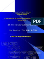 Cómo elaborar un informe de investigación según normas APA