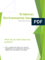 Evidence Environmental Issues