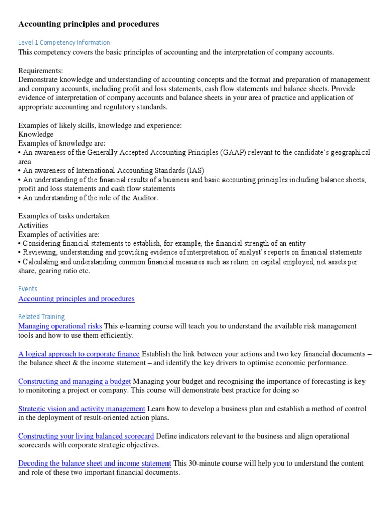 RICS ARC Competency | PDF | International Financial Reporting Standards ...