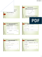 Tema IV Interpolacion y Aproximacion Polinomica