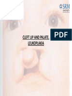 Cleft Lip and Palate. Leukoplakia