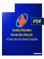 Anxiety Disorders Across The Lifecycle