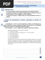 Resumo 2020365 Ismael Noronha 31059765 Cod de Org e Divisao Judic Do Estado Do Parana Aula 01 Cod de Org e Divisao Judic Do Estado Do Parana