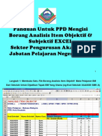 Panduan Analisis Item PPD