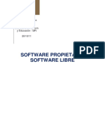 Software Libre Propietario