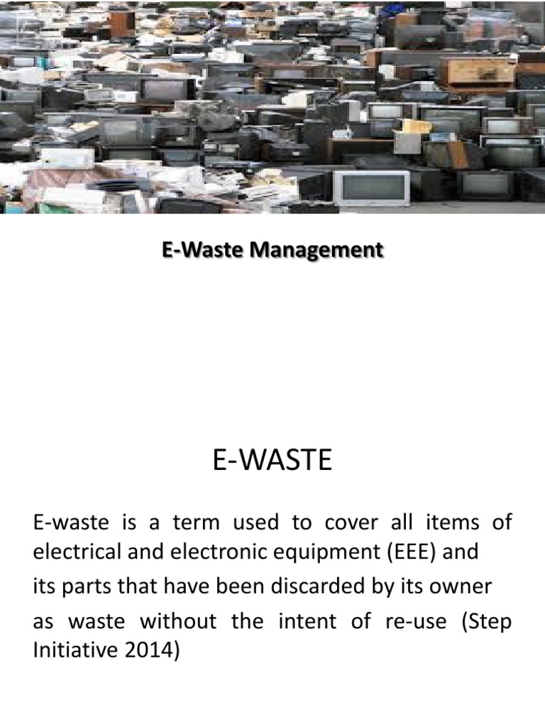 E WASTE | PDF | Computers | Technology & Engineering