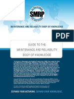 SMRP Guide To The Maintenance and Reliability Body of Knowledge