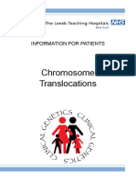 Chromosome Translocations