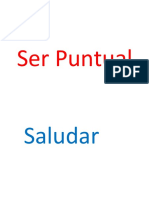 Ser Puntual