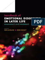 Emotional Disorders in Later Life