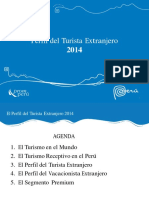 Perfil Turista Extranjero 2014 Keyword Principal