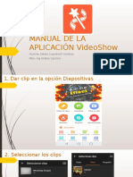 Manual de La Aplicación Videoshow