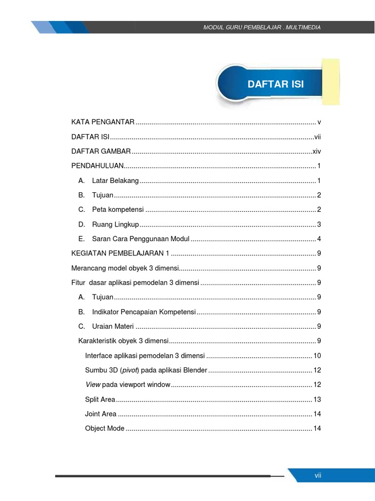  Animasi  3D  Modul 