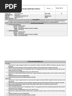 Position and Competency Profile: Job Summary Qualification Standards